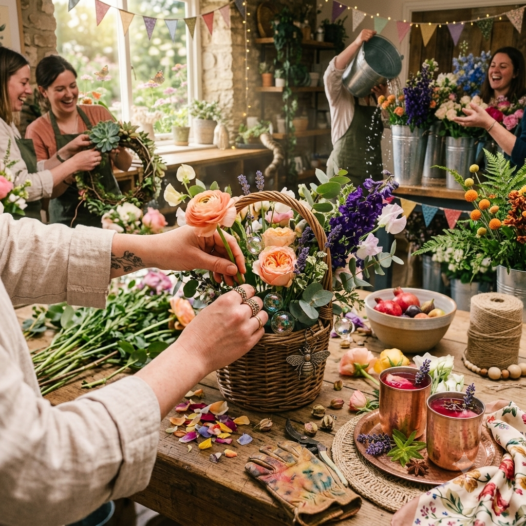 Summer Floral Basket Workshop | July 16