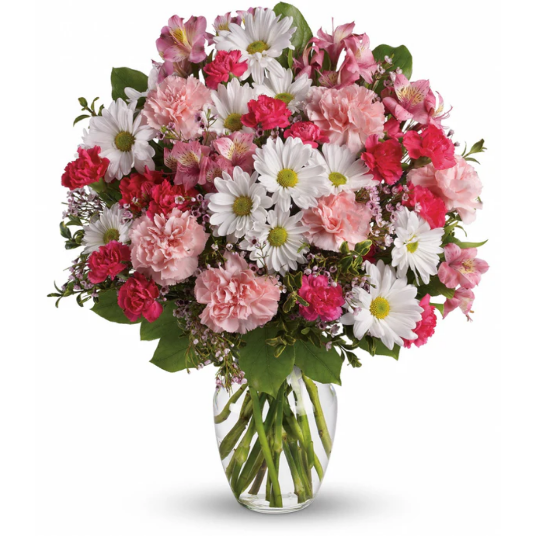 Sweet Tenderness flower bouquet in a vase