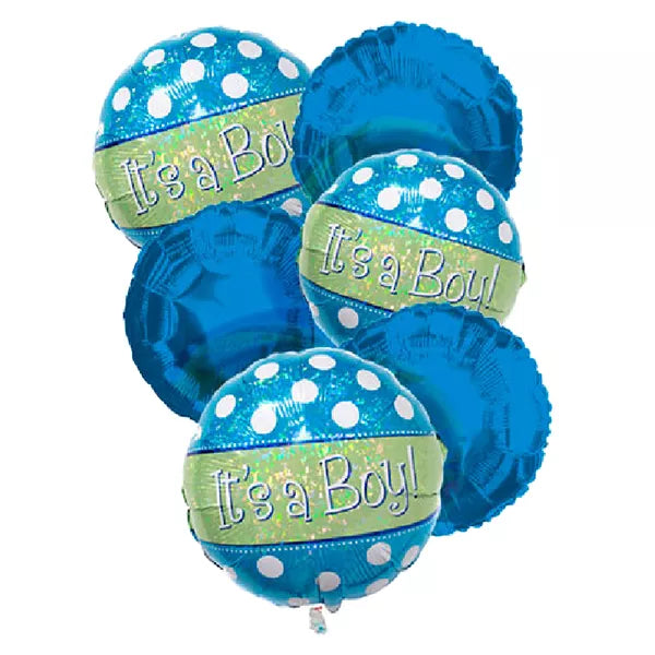 It's a Boy balloon bouquet
