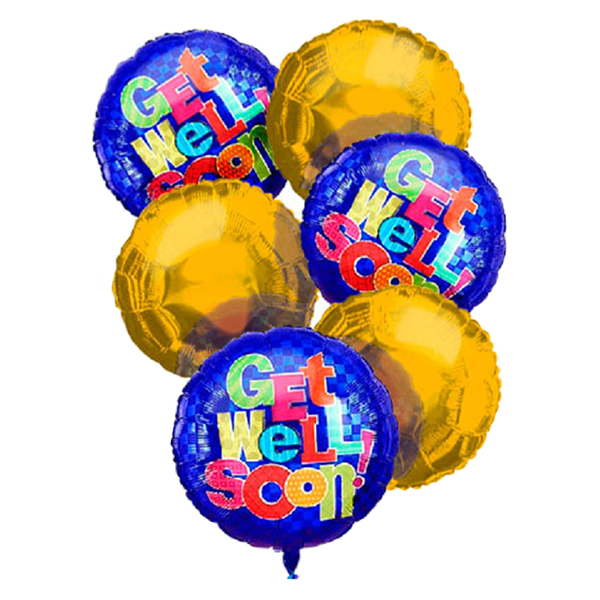 Get Well Balloon Bouquet (6) 